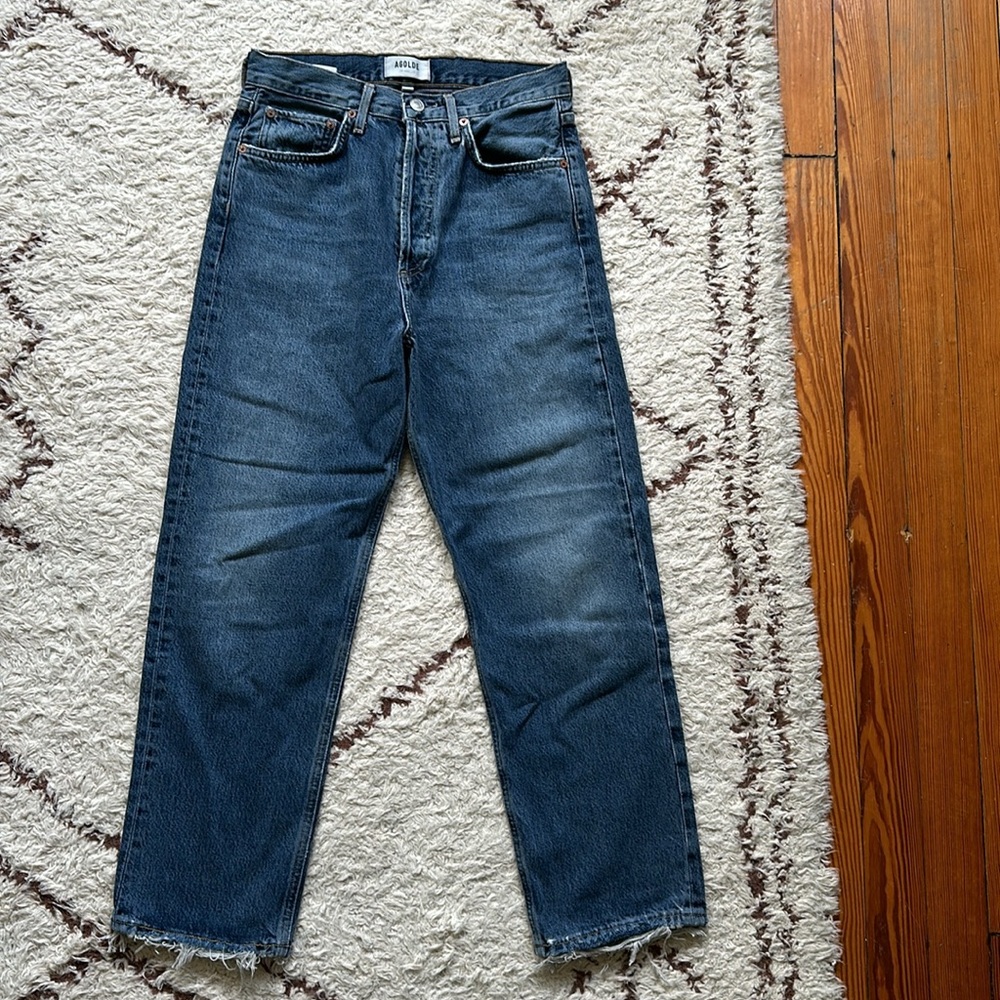 AGOLDE 90s Crop Jean in Oblique